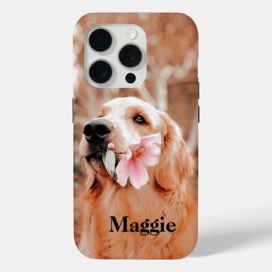 Custom Golden Retriever Foto - Dog Lover Gift Case-Mate iPhone Hülle (Rückseite)