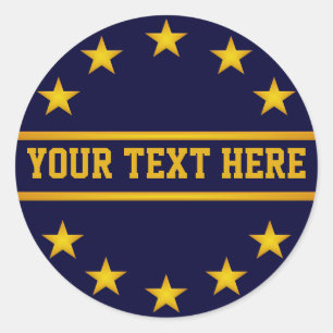 CUSTOM GOLDEN STARS Aufkleber