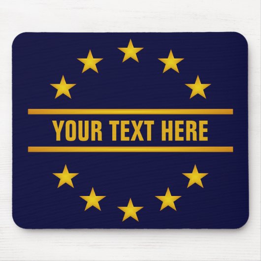 CUSTOM GOLDEN STARS mousepad (Vorne)