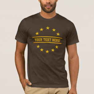 CUSTOM GOLDEN STARS Shirt - wählen Sie Stil & Farb