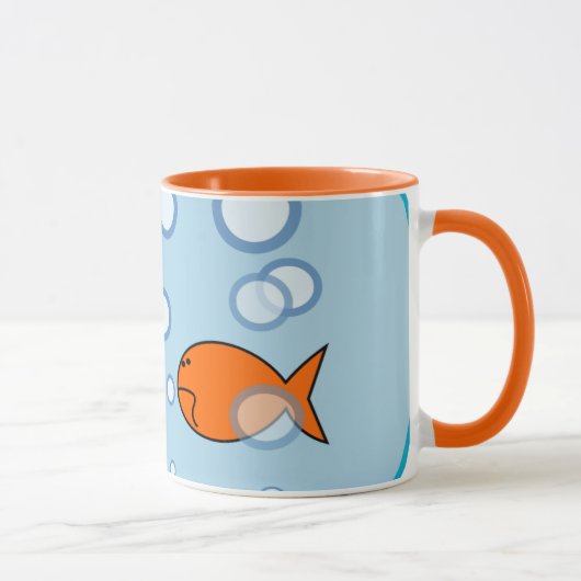 Custom Goldfish Tasse (Rechts)