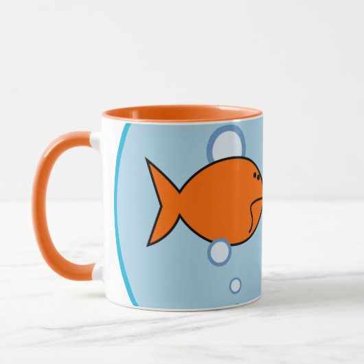 Custom Goldfish Tasse (Links)