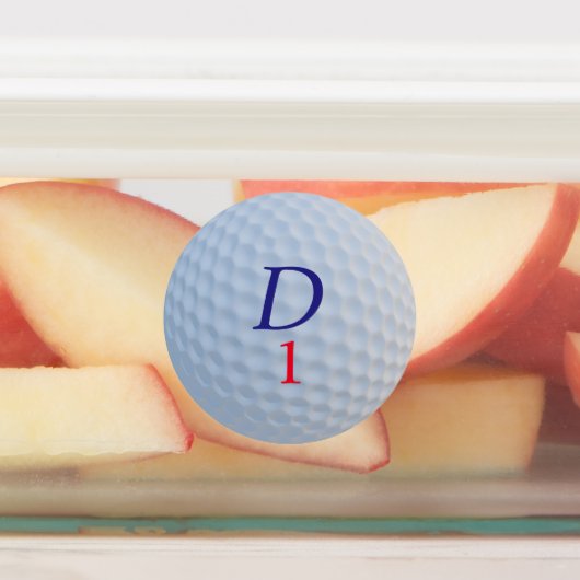 Custom Golf Ball Mit Monogramm Labels Etiketten (Befestigt)