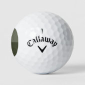 Custom Golf Ball - Zwei-Tone Moss Green (Logo)