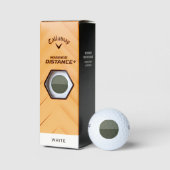 Custom Golf Ball - Zwei-Tone Moss Green (Verpackungen)