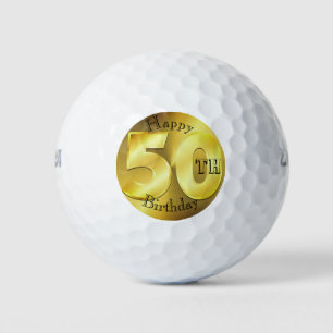 Custom Golf Balls für 50. Geburtstag Golfball