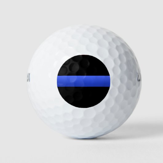 Custom Golf Balls mit Thin Blue Line Golfball (Vorderseite)