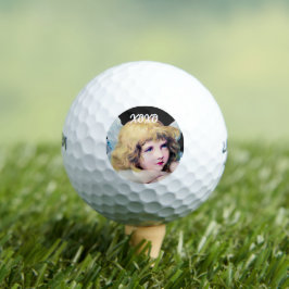 CUSTOM GOLF BALLS VINTAG ANGEL XOXO GOLFBALL