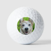 Custom Golf Balls With Dog Picture Create Your Own Golfball (Vorderseite)