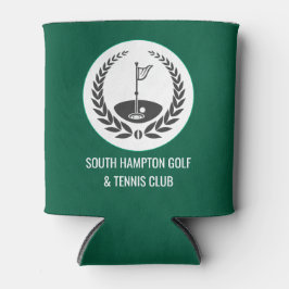 Custom Golf Club Can Cooler mit Award Flag Icon - Dosenkühler