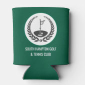 Custom Golf Club Can Cooler mit Award Flag Icon - Dosenkühler (Rückseite)