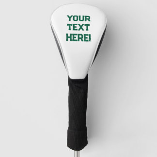 Custom Golf Club Cover - einfach Text hinzufügen! Headcover
