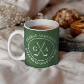 Custom Golf Club Logo Personalized Monogram Coffee Kaffeetasse