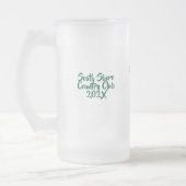 Custom Golf Club Mattglas Bierglas (Links)