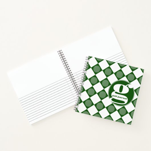 Custom Golf Club Member Notebook / Journal Notizblock (Innenseite)