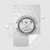 Custom Golf Club Name Golf Ball Golfhandtuch (Insitu)