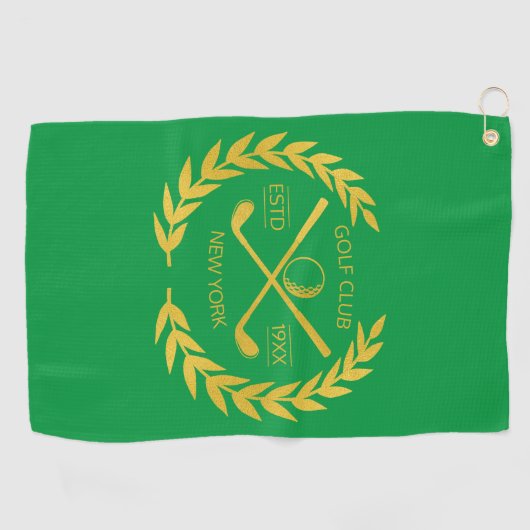 Custom Golf Club Parco Tassino Parco Civico-Ciani Golfhandtuch (Horizontal)