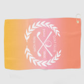 Custom Golf Club Parco Tassino Parco Civico-Ciani Golfhandtuch (Horizontal)