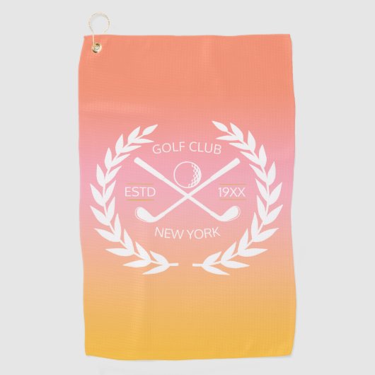 Custom Golf Club Parco Tassino Parco Civico-Ciani Golfhandtuch (Vorderseite)