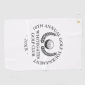 Custom Golf Club Turnier Golfhandtuch (Horizontal)