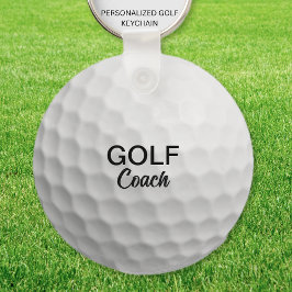 Custom Golf Coach Keepake Schlüsselanhänger