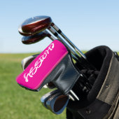 CUSTOM GOLF COVER PINK HEADCOVER (In Situ)