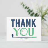 Custom Golf Dankeschön Card Dankeskarte (Stehend Vorderseite)