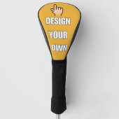 CUSTOM! Golf Driver Head Cover - Black Trial Headcover (Vorderseite)