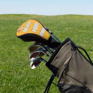 CUSTOM! Golf Driver Head Cover - Brauner Trimm Headcover
