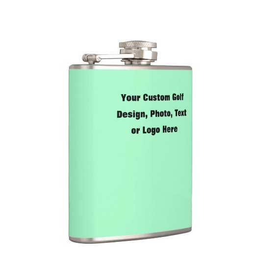 Custom Golf Flask - Personalisiertes Golfer Gesche Flachmann (Rechts)