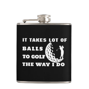 Custom Golf Geschenk   Golfliebhaber kommen auf ih Flachmann