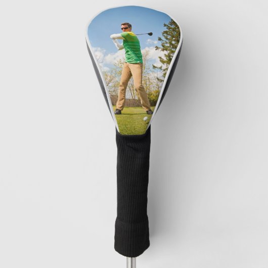 Custom Golf Golfer Foto Headcover (Vorderseite)