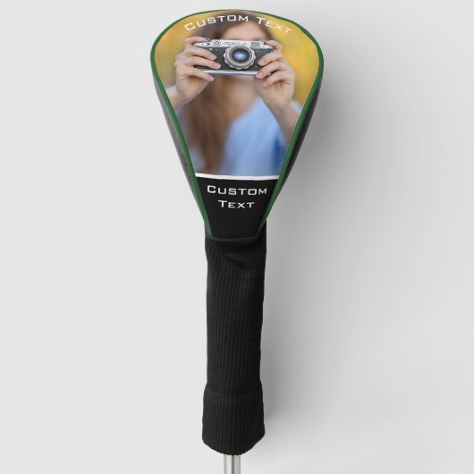 Custom Golf Head Cover - Personalisiertes Foto Ges Headcover (Vorderseite)