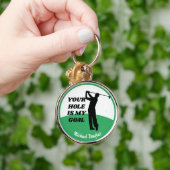 Custom Golf Keychain - Funny Personalized Gift Schlüsselanhänger (Hand)