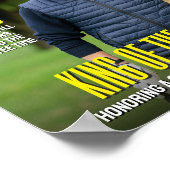 Custom Golf Magazine Cover, Fun Gift für Golfer Poster (Ecke)