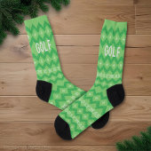 Custom Golf Merry Golfmas Grüne Weihnachtssocken Socken