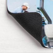 Custom Golf Multi Foto Monogram Vathday Mousepad (Ecke)
