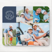 Custom Golf Multi Foto Monogram Vathday Mousepad (Vorne)