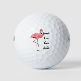 Custom Golf Spaß Pink Flamingo Golfball