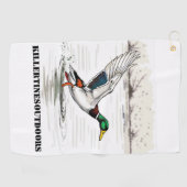 Custom golf towel golfhandtuch (Horizontal)