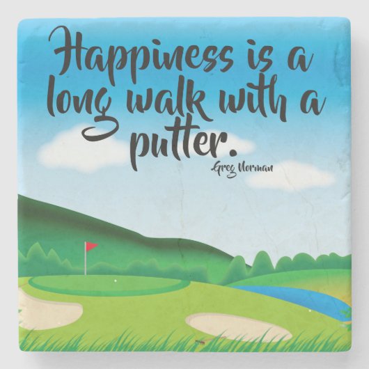 Custom Golf Untersetzer (Vorderseite)