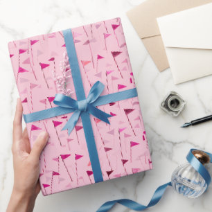 Custom Golf Wrapping Paper für Ladys League Event Geschenkpapier