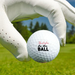 Custom Golfer Funny Mindset Mit Monogramm Golfball<br><div class="desc">Erhöhen Sie Ihr Golfspiel mit Custom Golfer Funny Mindset Mit Monogramm Golfbälle. Jeder Ball ist mit einem einzigartigen Monogramm und einer Touch Spaß ausgestattet, um Ihnen ein Lächeln auf dem Golfplatz zu bringen. Aber es geht nicht nur um das lustige Design - diese Golfbälle sind so konzipiert, dass Sie Ihren...</div>
