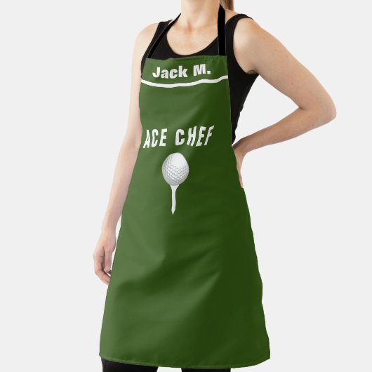 Custom Golfer Kitchen Geschenk, Personalisiert Ace Schürze (InSitu)