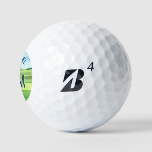 Custom Golfer Name 3-D Monogram Golfball (Logo)