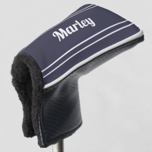 Custom Golfer Sports Moderner Mit Monogramm Blue C Golf Headcover