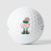 Custom Golfer Vater Elf Personalisierter Weihnacht Golfball (Vorderseite)