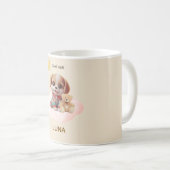 Custom Good Night Puppy Mug Kaffeetasse (VorderseiteRechts)