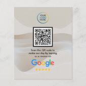 Custom Google Reviews QR Code Flyer (Vorne)