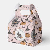 Custom Goth Pink Baby Carriage Halloween Geschenkschachtel (Vorderseite)